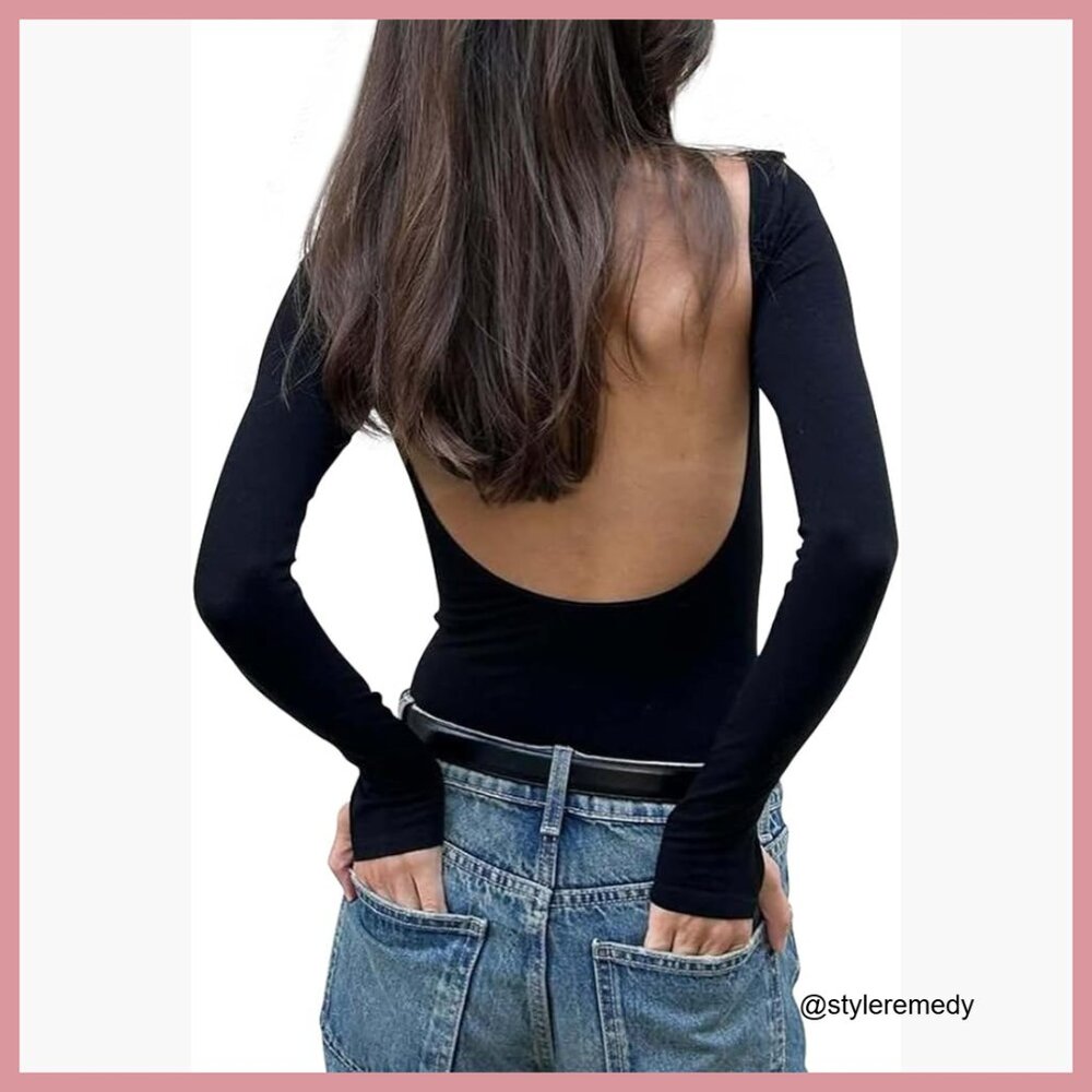 Open Back Dramatic Look